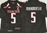 North Carolina Tar Heels Black 5 MAHOMES II Football Jersey MEN WOMEN YOUTH S-6XL SIZE