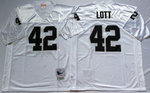 Oakland Raiders White #42 LOTT