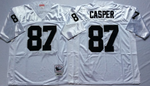 Oakland Raiders White #87 CASPER