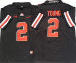 Ohio State Buckeyes Black-Red 2 YOUNG Football Jersey MEN WOMEN YOUTH S-6XL SIZE