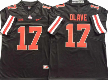 Ohio State Buckeyes Black 17 Football Jersey MEN WOMEN YOUTH S-6XL SIZE