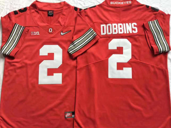 Ohio State Buckeyes Red 2 DOBBINS Football Jersey MEN WOMEN YOUTH S-6XL SIZE