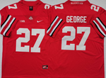 Ohio State Buckeyes Red 27 GEORGE Football Jersey MEN WOMEN YOUTH S-6XL SIZE