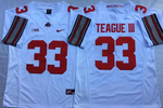 Ohio State Buckeyes White _33 TEAGUE III