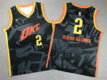 Oklahoma City Thunder #2 Shai Gilgeous-Alexander basketball jersey-City Edition MEN WOMEN YOUTH S-6XL SIZE