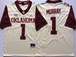 Oklahoma Sooners White Limited 1 MURRAY Football Jersey MEN WOMEN YOUTH S-6XL SIZE