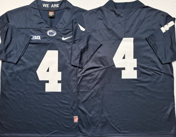 Penn State Nittany Lions Blue 4 No Name Football Jersey MEN WOMEN YOUTH S-6XL SIZE