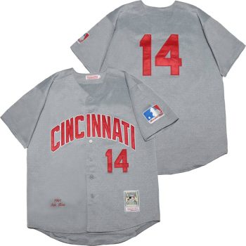 Pete Rose Cincinnati Reds Jersey Mitchell & Ness men women youth size S-6XL