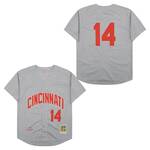 Pete Rose Cincinnati Reds Jersey Mitchell & Ness grey2 men women youth size S-6XL