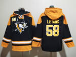 Pittsburgh Penguins #58 Kris Letang stitched hoodie jersey MEN WOMEN YOUTH S-6XL SIZE