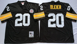 Pittsburgh Steelers Black #20 BLEIER Mitchell & Ness Football Jersey Retro men women youth size S-6XL