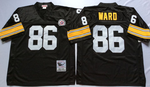 Pittsburgh Steelers Black #86 WARD