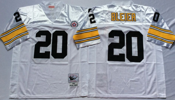 Pittsburgh Steelers White #20 BLEIER Mitchell & Ness Football Jersey Retro men women youth size S-6XL