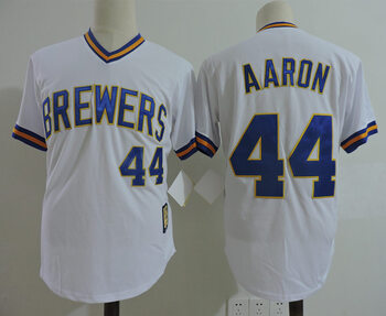 Retro Baseball Jersey Vintage 44 Hank Aaron stitched jersey MEN WOMEN YOUTH S-6XL SIZE