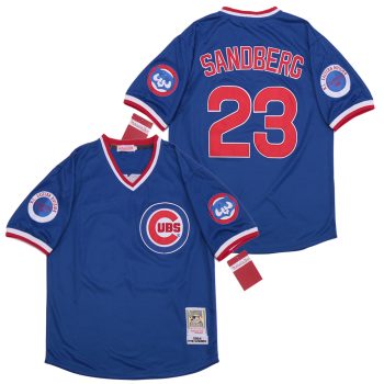 Ryne Sandberg Chicago Cubs Jersey 1984 Mitchell & Ness men women youth size S-6XL