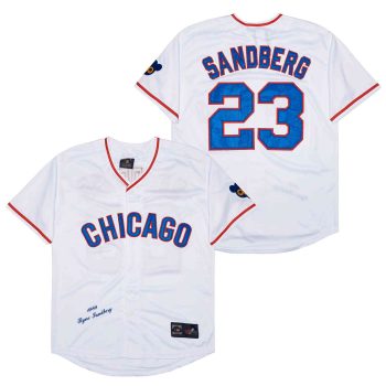 Ryne Sandberg Chicago Cubs Jersey 1988 Majestic men women youth size S-6XL