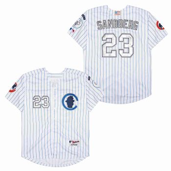 Ryne Sandberg Chicago Cubs Jersey 1988 Majestic white men women youth size S-6XL
