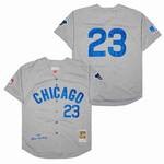 Ryne Sandberg Chicago Cubs Jersey 1989 grey men women youth size S-6XL