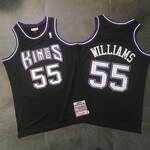 Sacramento Kings Jason Williams Mitchell & Ness Black 2000-01 Swingman jersey MEN WOMEN YOUTH S-6XL SIZE