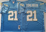 San Diego Chargers Light Blue #21 TOMLINSON