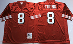 San Francisco 49ers Red 75TH #8 YOUNG
