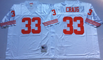 San Francisco 49ers White #33 CRAIG