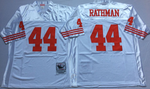 San Francisco 49ers White #44 RATHMAN Mitchell & Ness Football Jersey Retro men women youth size S-6XL