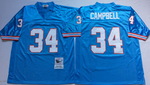 Tennessee Oilers Blue #34 CAMPBELL