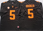 Tennessee Volunteers Black 5 HOOKER Football Jersey MEN WOMEN YOUTH S-6XL SIZE