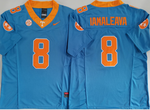 Tennessee Volunteers Blue #8 IAMALEAVA Football Jersey MEN WOMEN YOUTH S-6XL SIZE