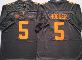 Tennessee Volunteers GRAY 5 HOOKER Football Jersey MEN WOMEN YOUTH S-6XL SIZE
