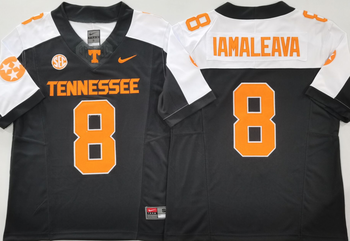 Tennessee Volunteers GRAY+White #8 IAMALEAVA Football Jersey MEN WOMEN YOUTH S-6XL SIZE