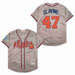 Tom Glavine Atlanta Braves 1999 retro Mitchell & Ness men women youth size S-6XL