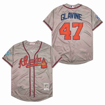 Tom Glavine Atlanta Braves 1999 retro Mitchell & Ness men women youth size S-6XL