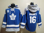 Toronto Maple Leafs 16 Mitch Marnåer stitched hoodie jersey