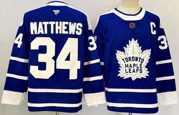 Toronto Maple Leafs 34 Auston Matthews stitched hockey jersey MEN WOMEN YOUTH S-6XL SIZE