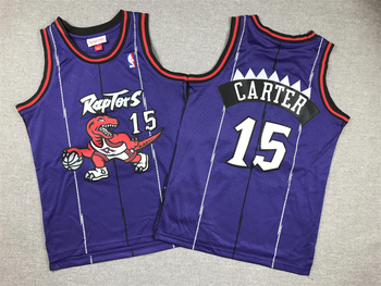 Toronto Raptors 15 Vince Carter Basketball Jersey purple basketball jersey MEN WOMEN YOUTH S-6XL SIZE