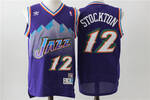 Utah Jazz John Stockton adidas Purple Hardwood Classic Swingman Jersey MEN WOMEN YOUTH S-6XL SIZE