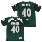 VON MILLER #40 GREEN HIGH SCHOOL FOOTBALL JERSEY