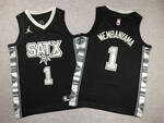 Victor Wembanyama Black San Antonio Spurs Swingman Jersey Statement Edition MEN WOMEN YOUTH S-6XL SIZE