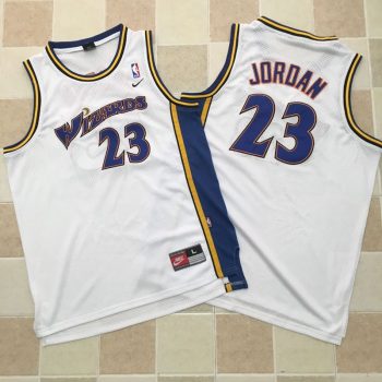 Vintage Washington Wizards #23 Michael Jordan Jersey white MEN WOMEN YOUTH S-6XL SIZE