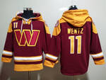 Washington Commanders 11# WENTZ stitched hoodie MEN WOMEN YOUTH S-6XL SIZE