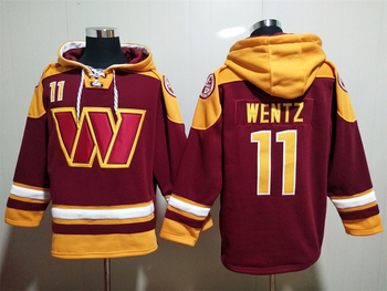 Washington Commanders 11# WENTZ stitched hoodie MEN WOMEN YOUTH S-6XL SIZE