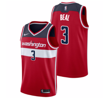 Washington Wizards #3 Bradley Beal Fast Break basketball Jersey Icon Edition Red MEN WOMEN YOUTH S-6XL SIZE