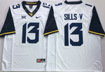 West Virginia Mountaineers White _13 SILLS V