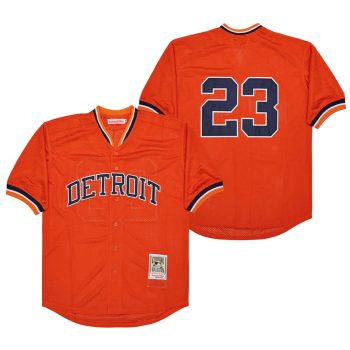 Willie Horton Detroit Tigers Jersey Orange men women youth size S-6XL