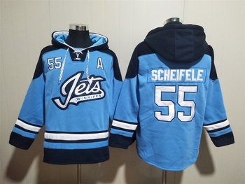 Winnipeg Jets #55 SCHEIFELE stitched hoodie jersey MEN WOMEN YOUTH S-6XL SIZE