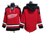 blank version  Detroit Red Wings stitched hoodie jersey red MEN WOMEN YOUTH S-6XL SIZE