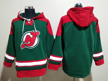 blank version New Jersey Devils Breakaway stitched hockey jersey-green MEN WOMEN YOUTH S-6XL SIZE