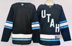 blank version Utah Hockey stitched hockey jersey-black